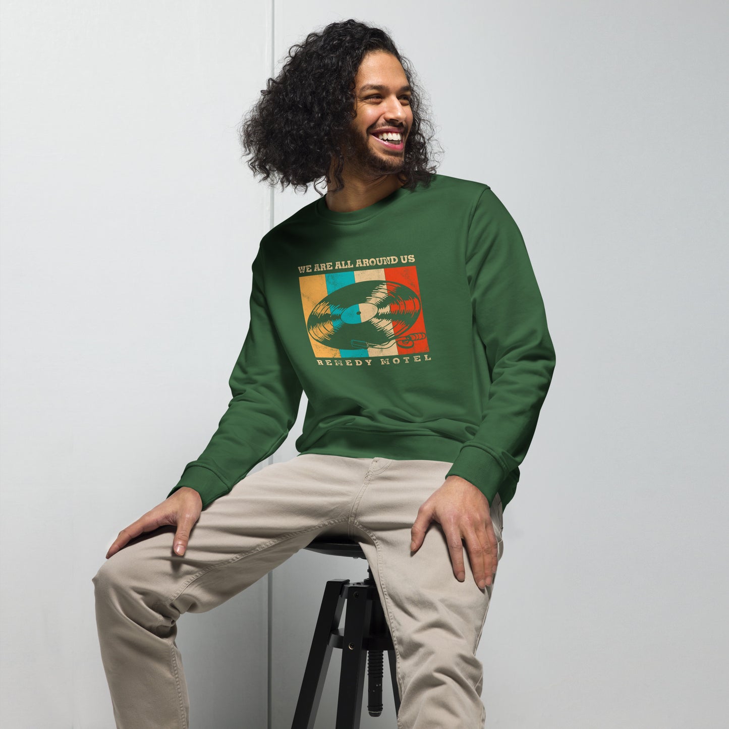 Remedy Motel on Vinyl Sweatshirt