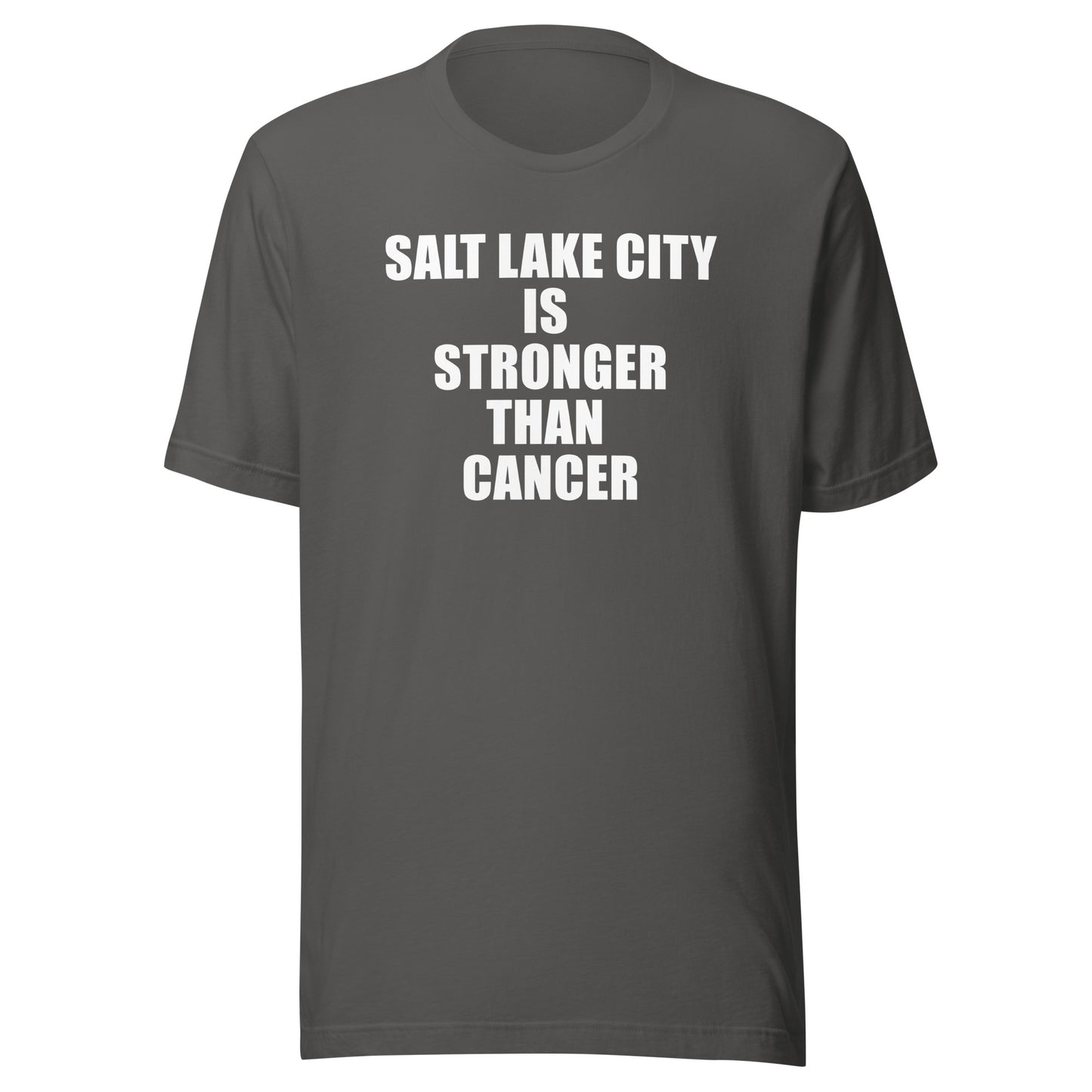 Salt Lake City Is Stronger Than Cancer T-shirt - Multiple Color Options Available