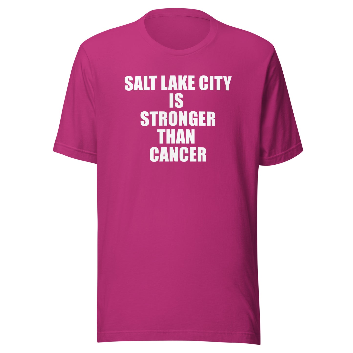 Salt Lake City Is Stronger Than Cancer T-shirt - Multiple Color Options Available