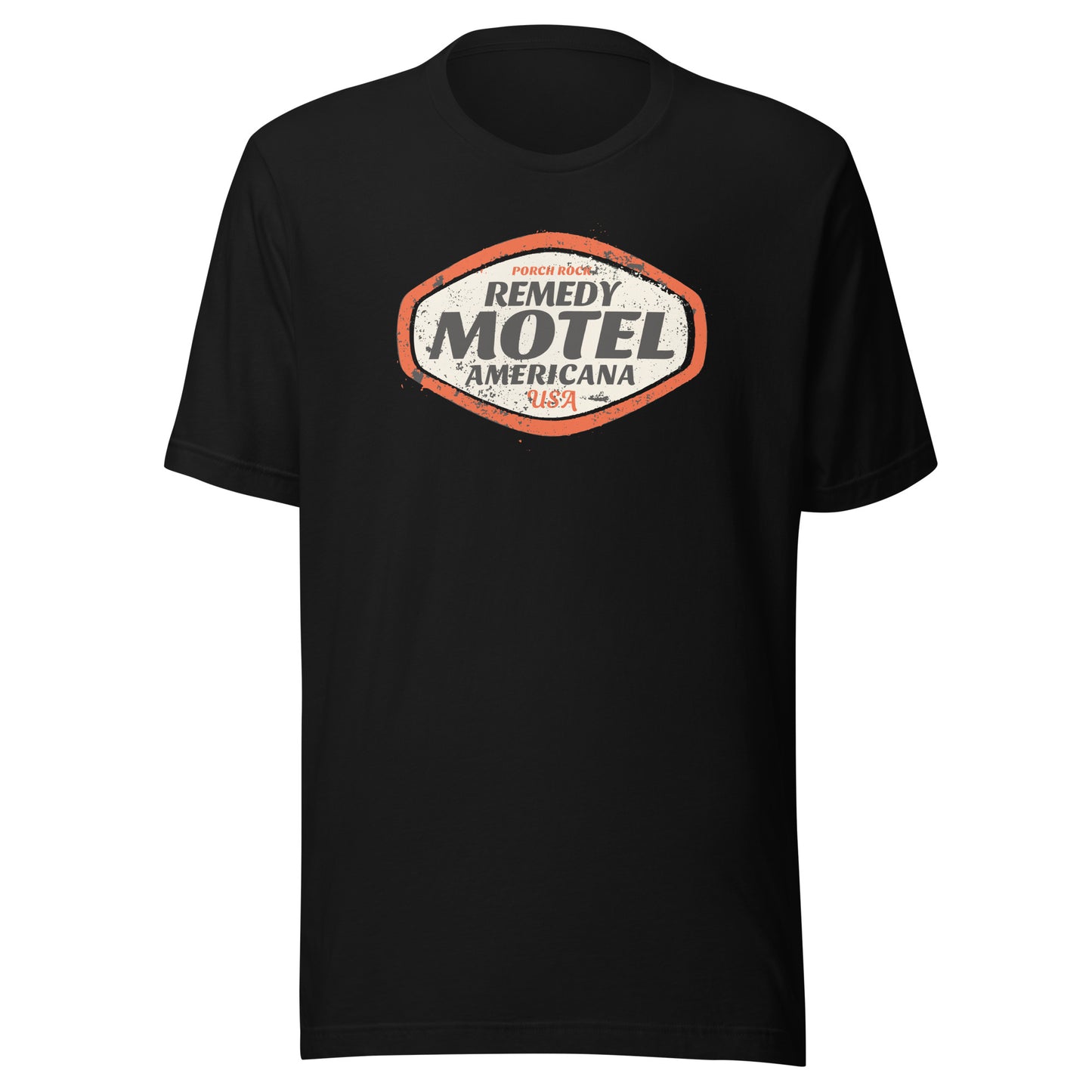 Remedy Motel is Porch Rock Americana T-shirt