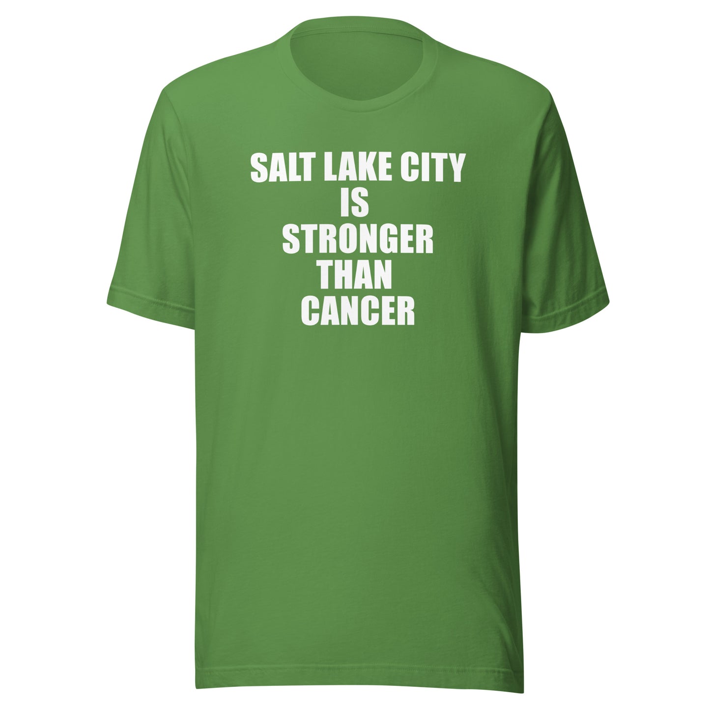 Salt Lake City Is Stronger Than Cancer T-shirt - Multiple Color Options Available