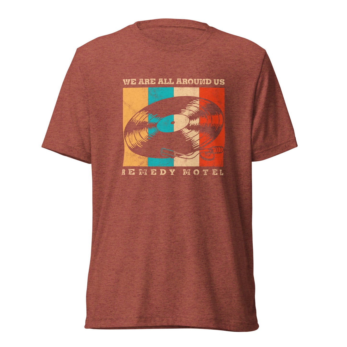 Remedy Motel on Vinyl T-shirt! (Short sleeve unisex t-shirt)