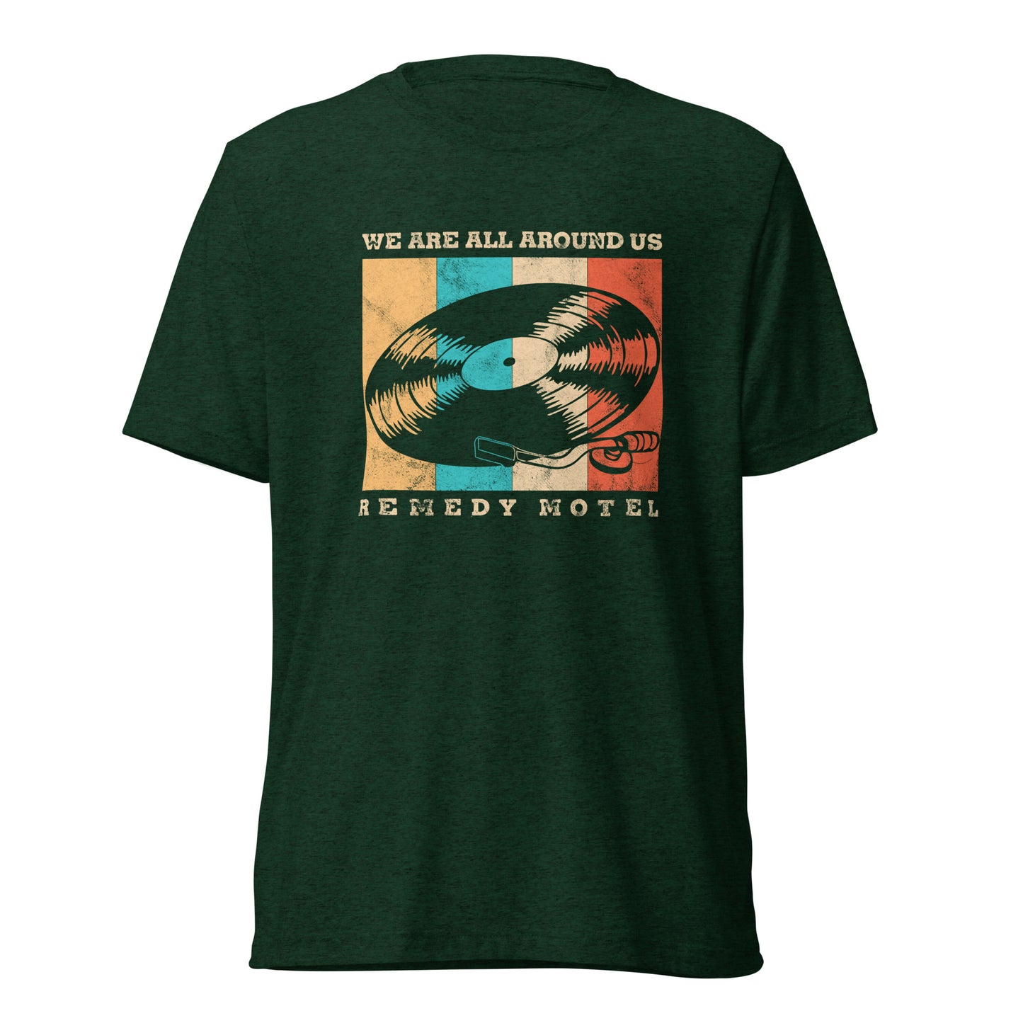 Remedy Motel on Vinyl T-shirt! (Short sleeve unisex t-shirt)
