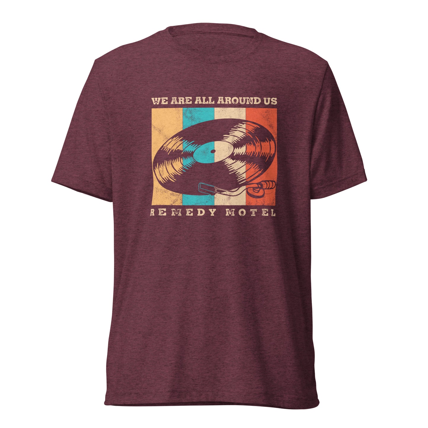 Remedy Motel on Vinyl T-shirt! (Short sleeve unisex t-shirt)