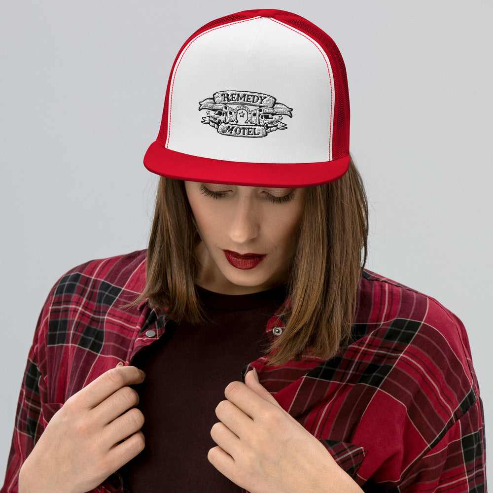 Remedy Motel Original Trucker Cap (Multiple Color Options Available)