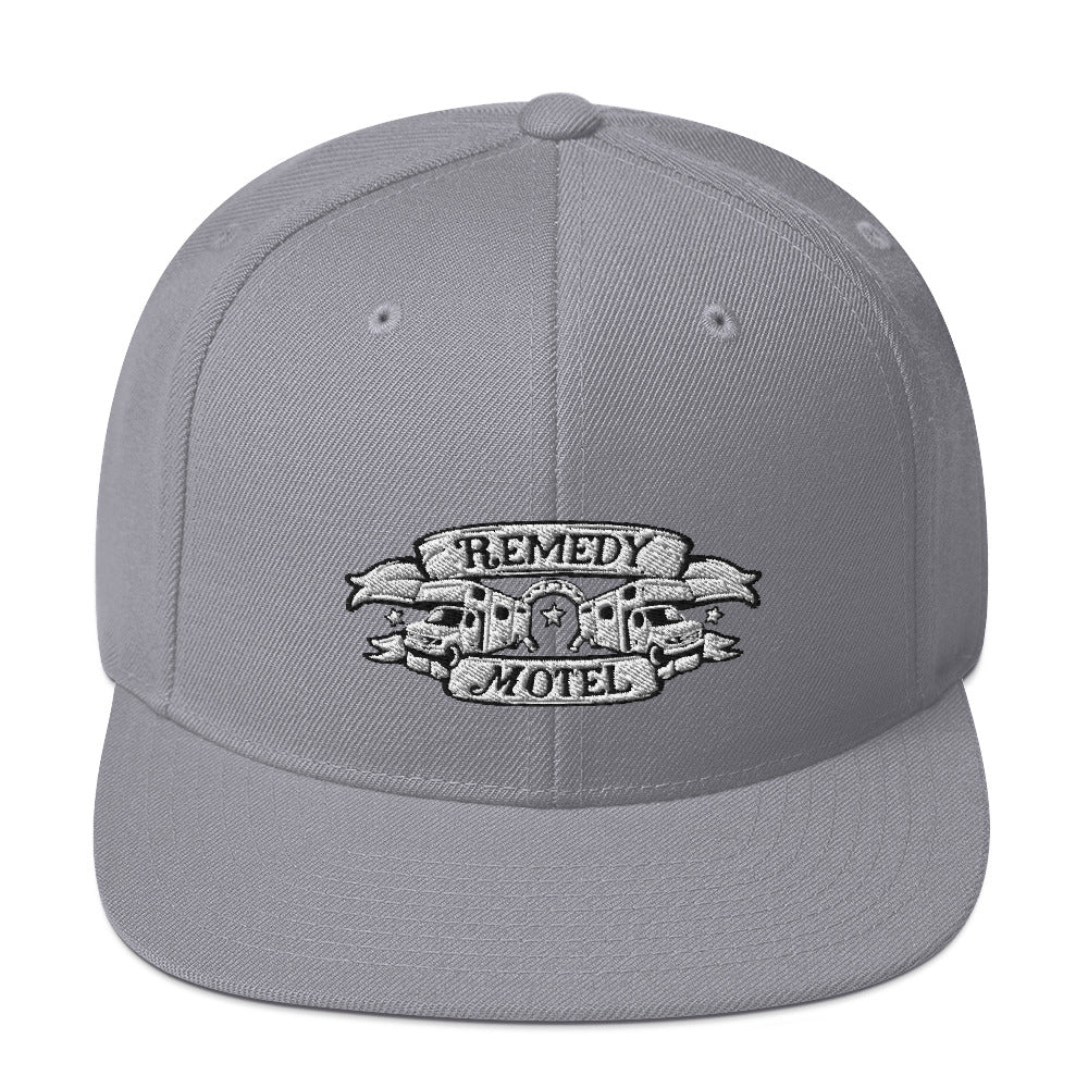 Remedy Motel RV Crest Snapback Hat (multiple colors available)