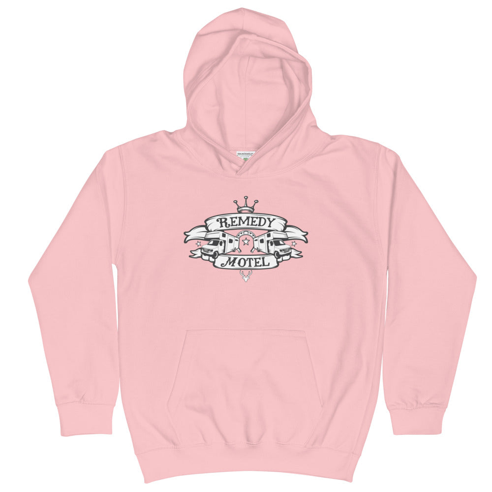 Kids Remedy Motel Crest Hoodie (multiple colors available)