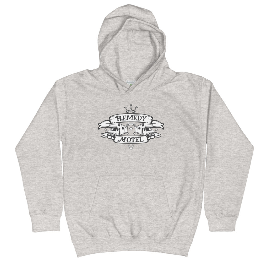Kids Remedy Motel Crest Hoodie (multiple colors available)