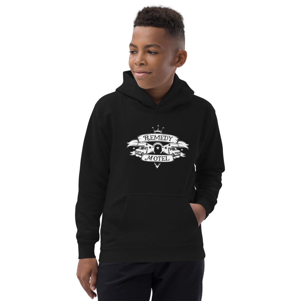 Kids Remedy Motel Crest Hoodie (multiple colors available)