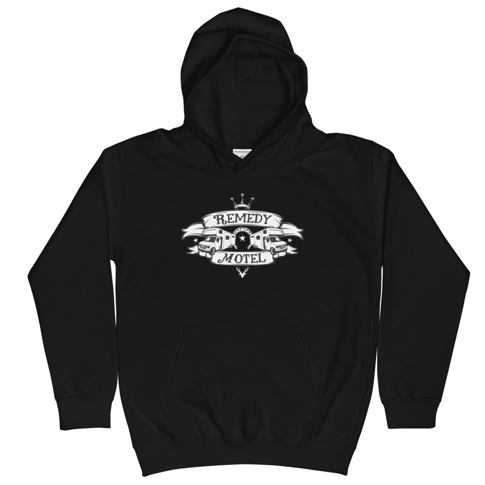 Kids Remedy Motel Crest Hoodie (multiple colors available)