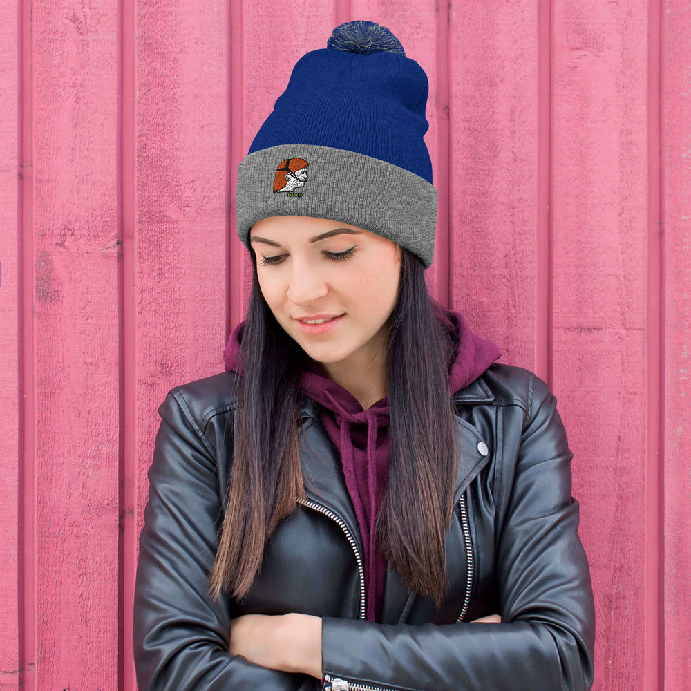 HWP Headgear Pom-Pom Beanie (multiple colors available)