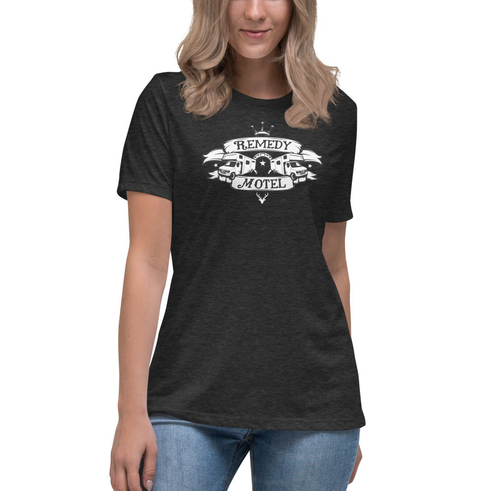 Remedy Motel RV Crest Women's Relaxed T-Shirt (multiple colors available)
