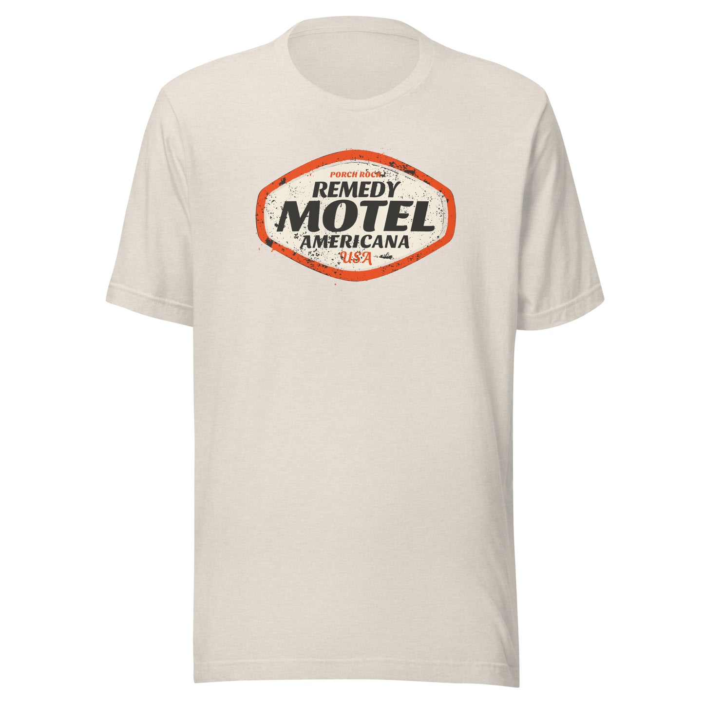 Remedy Motel is Porch Rock Americana T-shirt