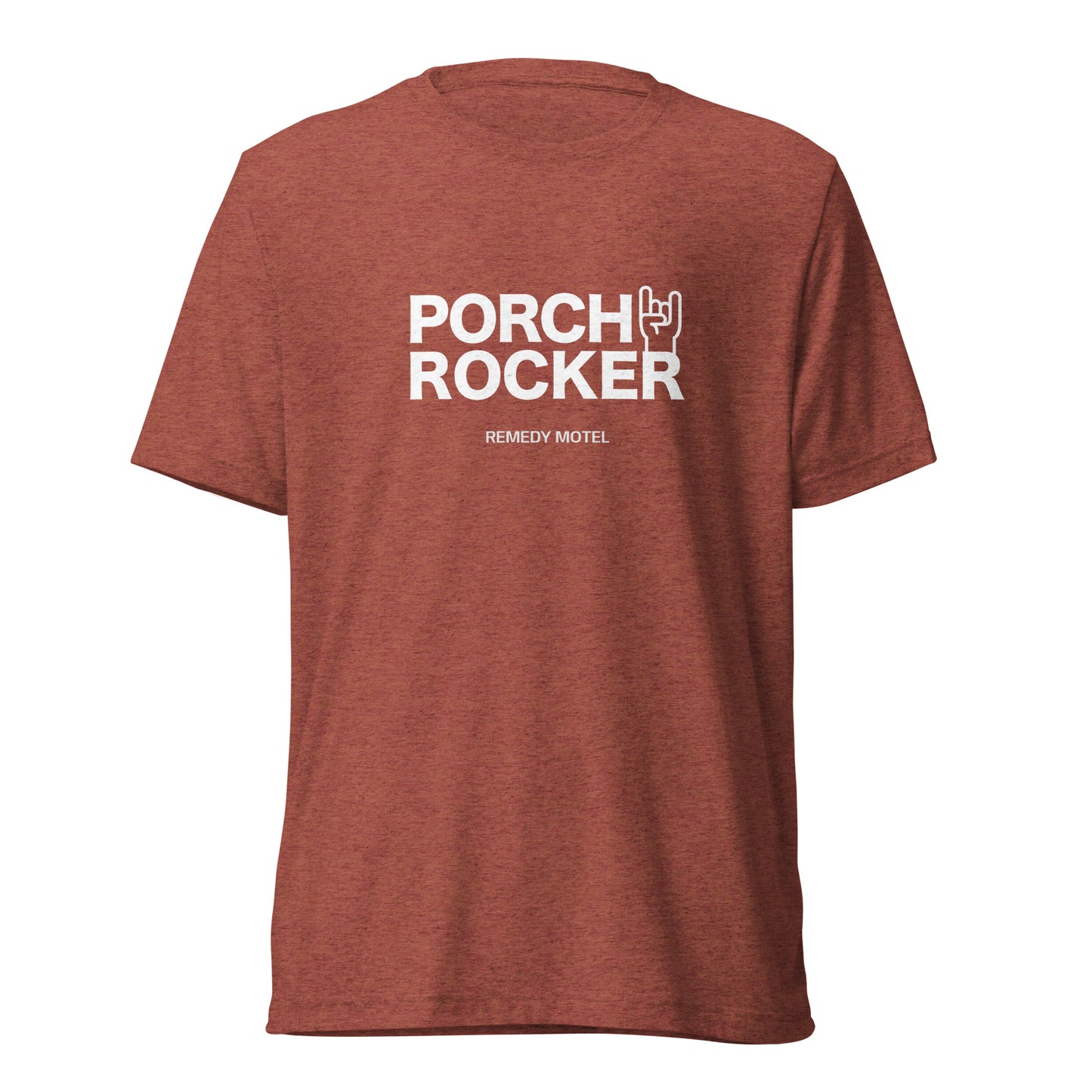Porch Rocker by Remedy Motel Short sleeve unisex t-shirt