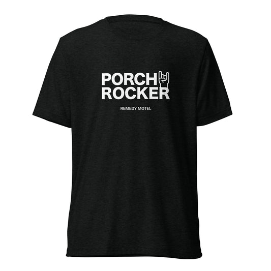 Porch Rocker by Remedy Motel Short sleeve unisex t-shirt