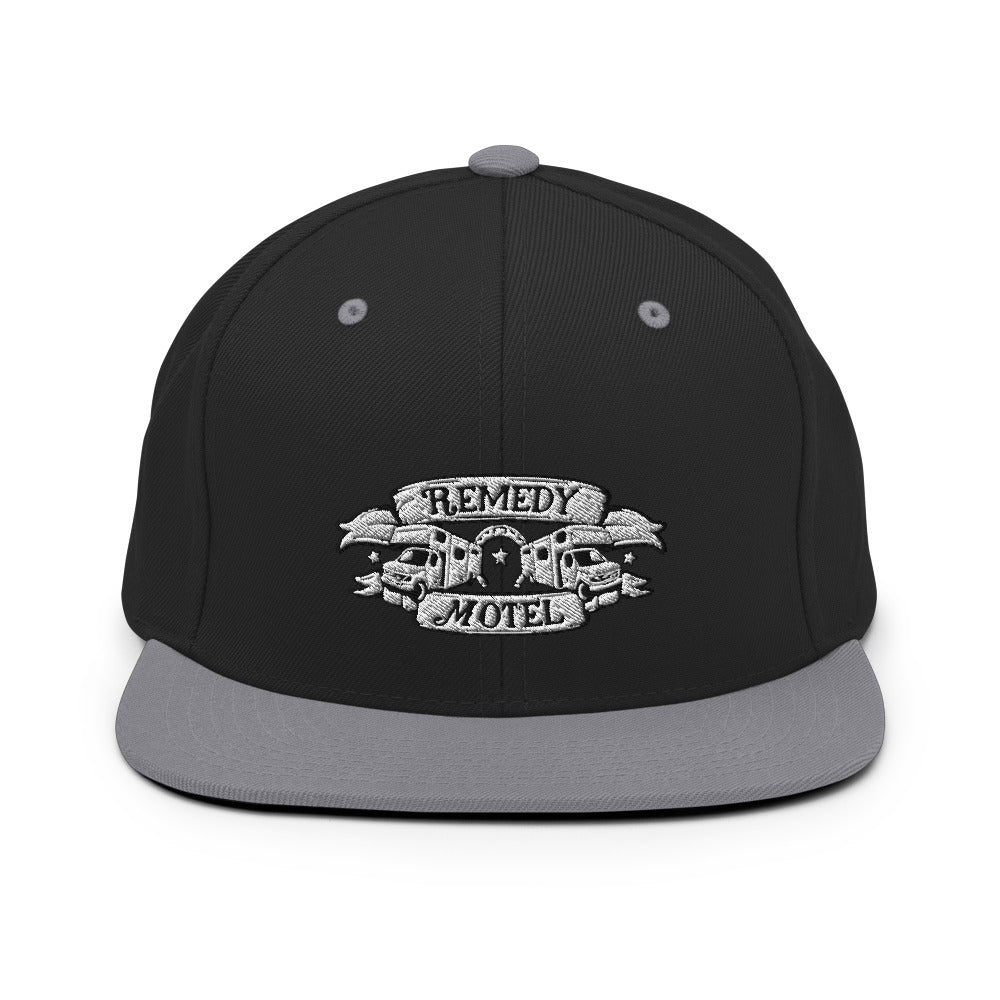 Remedy Motel RV Crest Snapback Hat (multiple colors available)