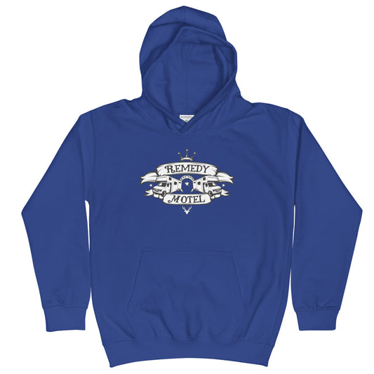 Kids Remedy Motel Crest Hoodie (multiple colors available)